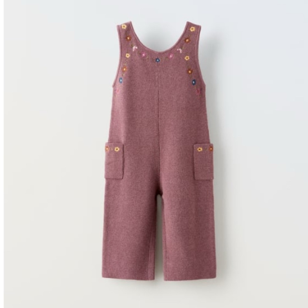 Kids Pink Overalls ZARA